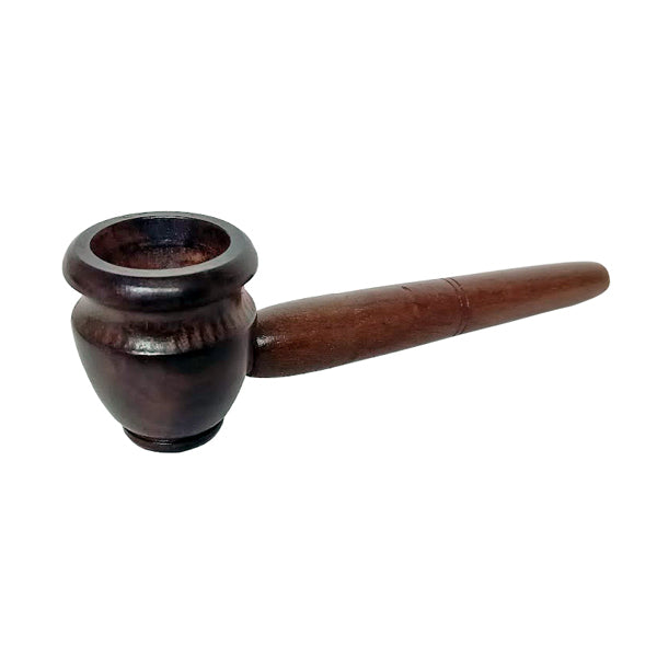 Rosewood Smoking Pipe - Classic w/ Fixed Stem (90mm)