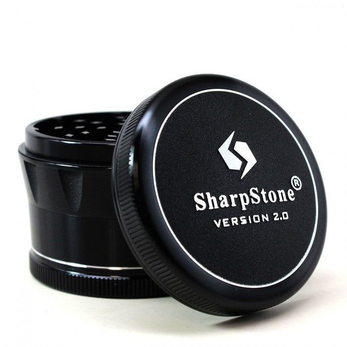 SharpStone® 2.0 Hard Top Black Grinder (4 piece) 55mm