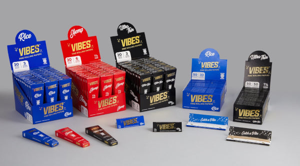 Introducing Vibes™ — a collection of premium rolling papers