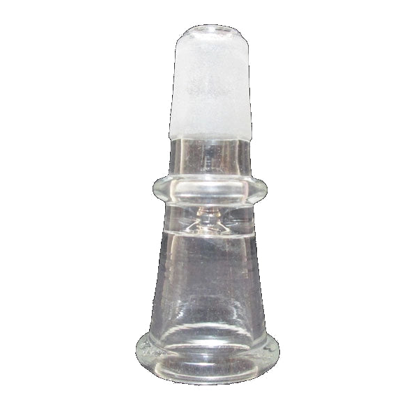 Clear Glass Cone (For use w/ Glass-on-Glass Stem) Round - 14mm