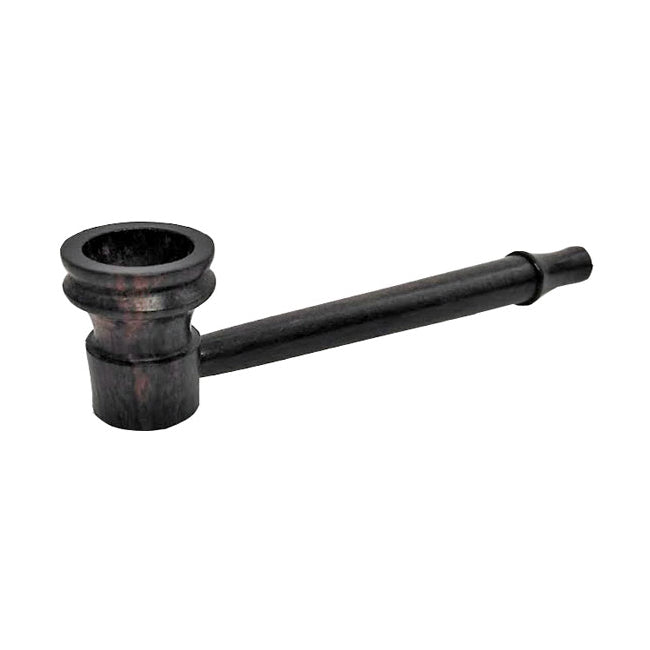 Rosewood Smoking Pipe - Classic w/ Push Stem (90mm)