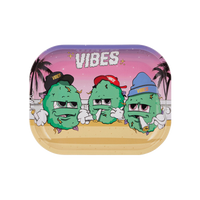 Vibes Buds For Life Metal Rolling Tray