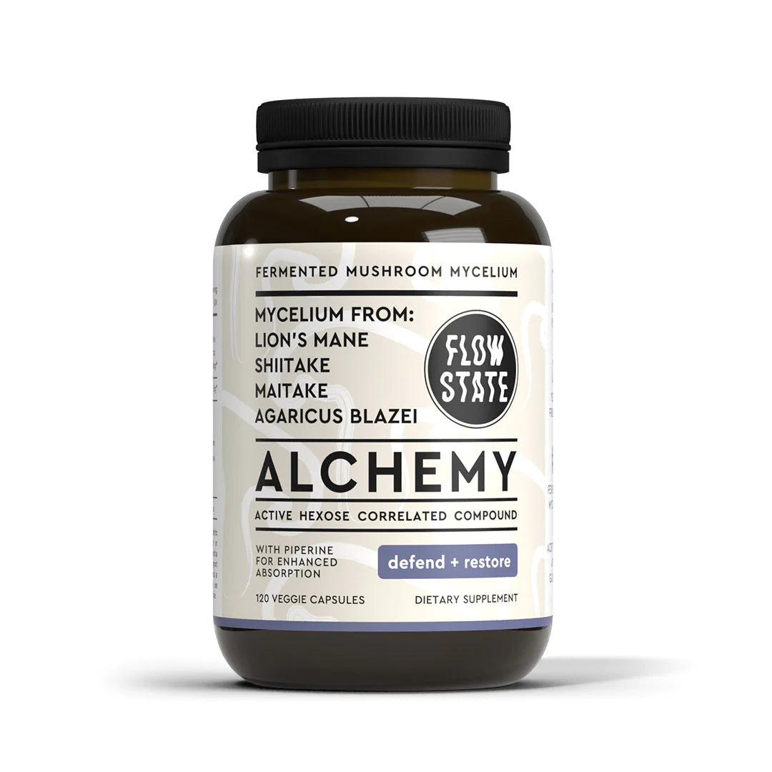Alchemy - Fermented Mycelium Capules (120 veggie caps) Defend | Restore