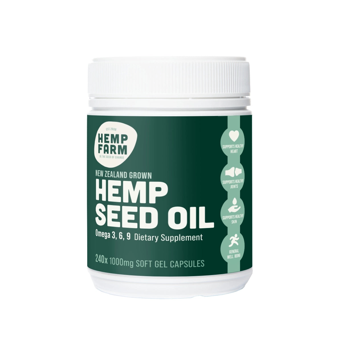 Hemp Seed Oil Capsules (1000mg x 240)