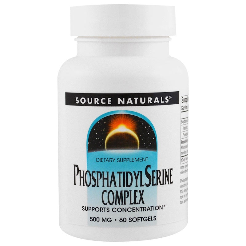 Phosphatidyl Serine Complex (60 X 500mg Softgels) Supports concentration
