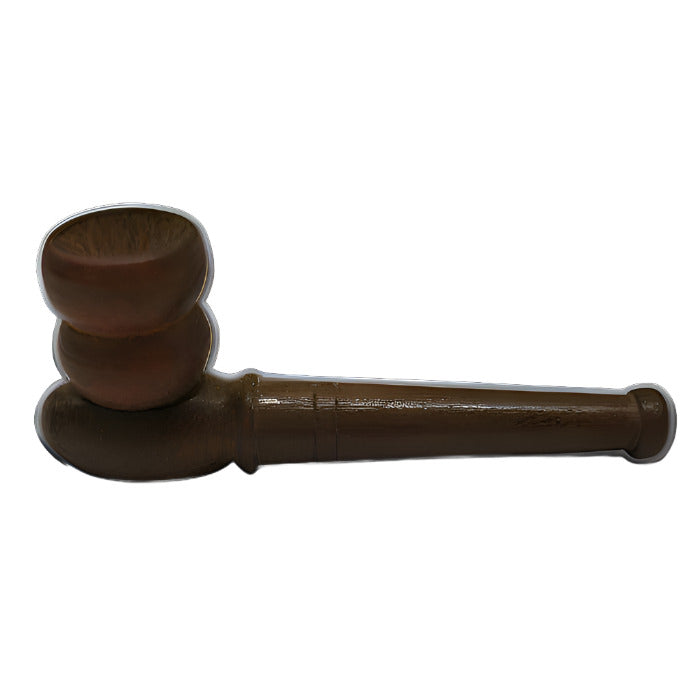 Rosewood Smoking Pipe - Classic w/ Screw In Cone (100mm)