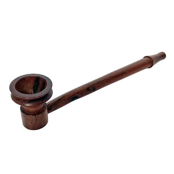 Rosewood Smoking Pipe - Classic w/ Push Stem (140mm)
