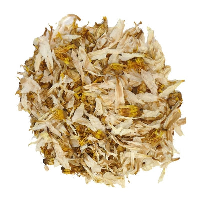 White Lotus (Nymphaea ampla) Organic Shredded White Lotus Petals